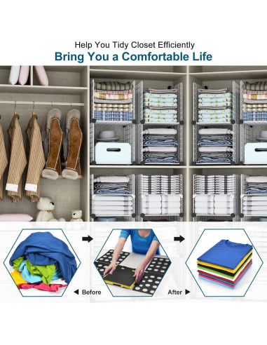 Tabla de Doblado de Camisas Sealegend V1 Plástico Negro