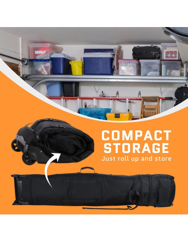 Bolsa de Snowboard Aceletiqs con Ruedas 170cm Impermeable