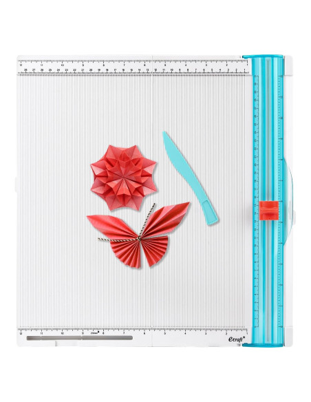 Cortadora de Papel Ecraft 12x12 cm con Tablero de Puntuación