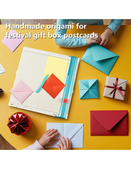 Cortadora de Papel Ecraft 12x12 cm con Tablero de Puntuación