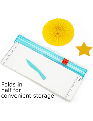 Cortadora de Papel Ecraft 12x12 cm con Tablero de Puntuación