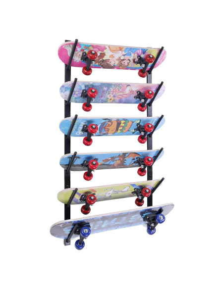 Soporte de Pared Lhysn para Skateboard 6 Capas 89.81kg