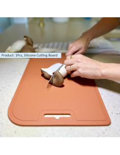 Tabla de Cortar de Silicona Plegable Cozymomdeco 36.5x14.6cm 2