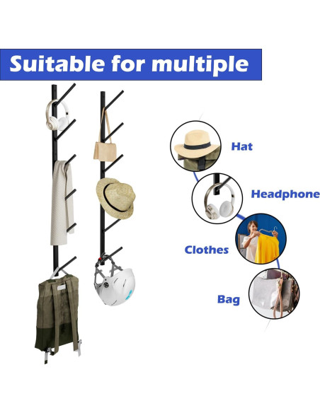 Soporte de Pared Lhysn para Skateboard 6 Capas 89.81kg