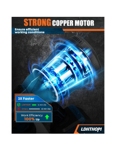 Pulverizador de pintura inalámbrico LDHTHOPI 1000W 1200ml 5 boquillas 2