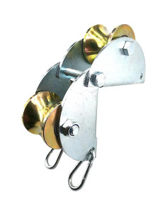 Polipasto de Poleas CHENGLONG 20.32x7.62cm 1.36kg Alta Resistencia 2