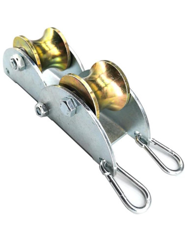 Polipasto de Poleas CHENGLONG 20.32x7.62cm 1.36kg Alta Resistencia