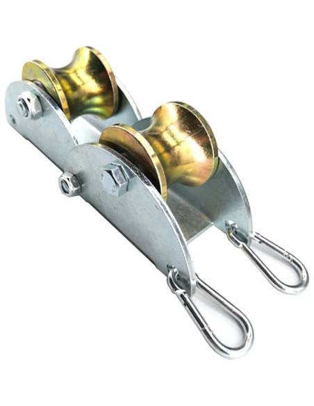 Polipasto de Poleas CHENGLONG 20.32x7.62cm 1.36kg Alta Resistencia