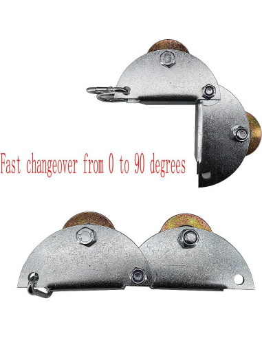 Polipasto de Poleas CHENGLONG 20.32x7.62cm 1.36kg Alta Resistencia