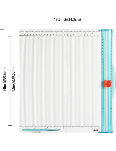 Cortadora de Papel ArtAt 30.48x30.48cm con Tablero de Puntuación