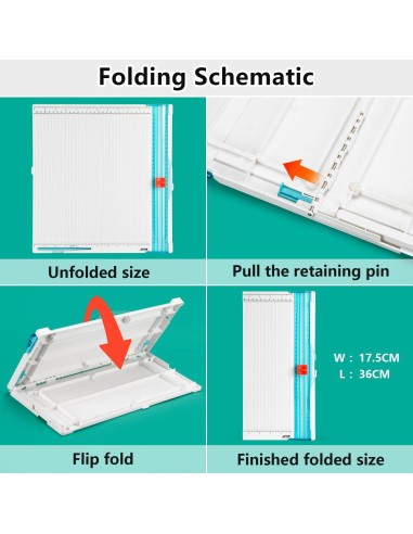 Cortadora de Papel ArtAt 30.48x30.48cm con Tablero de Puntuación