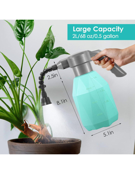 Rociador Eléctrico SideKing 2L con Pico Ajustable para Jardín