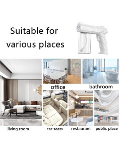 Atomizador Eléctrico de Mano Genérico K7 280ml Blanco 2