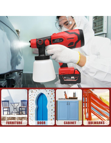 Pulverizador de pintura inalámbrico Hotloop TL177 800ml 18V