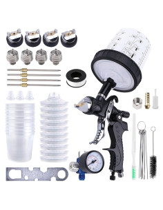 Pistola de Pulverización HVLP Zeinlenx 600ml 4 Boquillas