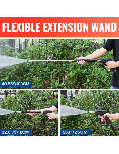 Pistola y Varilla de Lavadora a Presión YAMATIC 4000 PSI