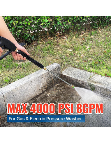 Pistola y Varilla de Lavadora a Presión YAMATIC 4000 PSI