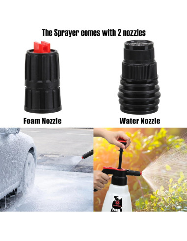 Pulverizador de Espuma Manual TOMTOOL RL23 1.8L para Lavado