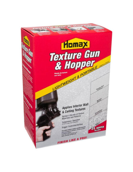 Pistola de Textura Neumática Homax 3L - Herramienta de Texturización