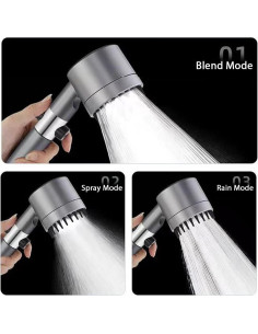 Cabezal de Ducha Filtrado Bumilily Aihaomai-6998 4 Modos Alta Presión 2