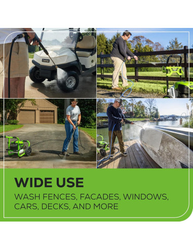 Pistola de Pulverización Metal Greenworks 4500 PSI M22 14mm