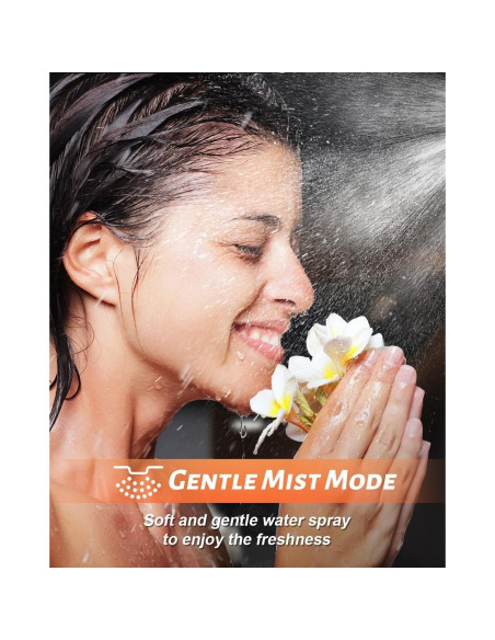 Cabezal de Ducha Filtrado Luxsego con Manguera y Soporte Cabezal de Ducha Filtrado Luxsego con Manguera y Soporte