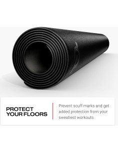Alfombrilla protectora Peloton Row 259x81 cm Negro 2