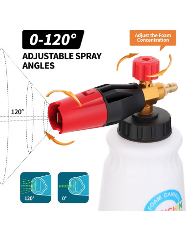 Lanzador de Espuma DUSICHIN DUS-018 para Lavadora a Presión 3000 PSI