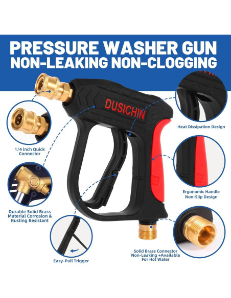 Lanzador de Espuma DUSICHIN DUS-018 para Lavadora a Presión 3000 PSI