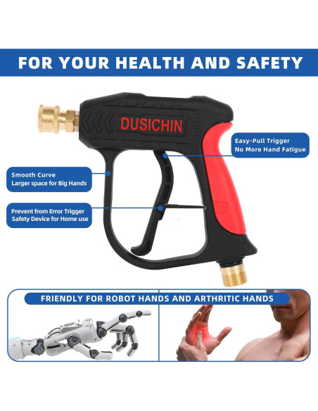 Lanzador de Espuma DUSICHIN DUS-018 para Lavadora a Presión 3000 PSI