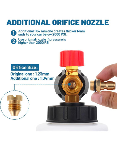 Lanzador de Espuma DUSICHIN DUS-018 para Lavadora a Presión 3000 PSI