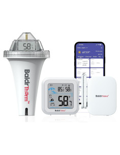 Termómetro de piscina inteligente BaldrTherm WiFi IPX7 360