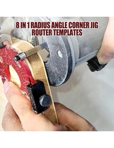 Plantilla de Esquina 2 Pcs Aluminio Belistair R10-R50 Plantilla de Esquina 2 Pcs Aluminio Belistair R10-R50