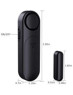 Alarma de Puerta y Ventana AKOYU 120dB - Paquete de 2 2