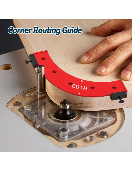 Plantilla de Radio de Esquina Redonda Circulads R100 para Carpintería