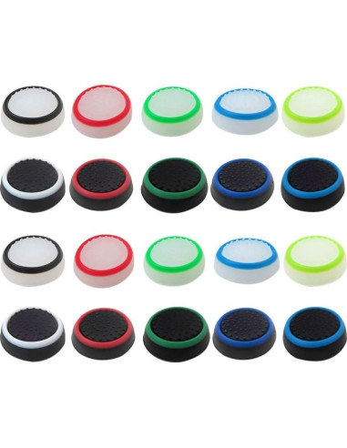 20 Tapas de Silicona para Joystick USonline911 PS4 PS5 Xbox