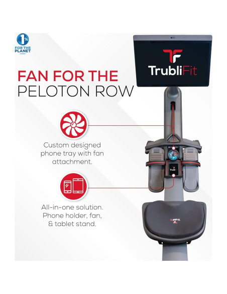 Ventilador para Bicicleta y Cinta Peloton TrubliFit - 3 Velocidades