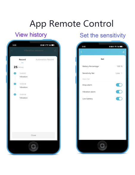 Sensor de Vibración WiFi SENCKIT con Notificaciones App Sensor de Vibración WiFi SENCKIT con Notificaciones App
