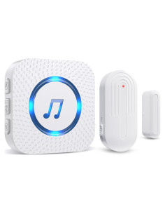 Timbre de puerta inalámbrico SanJie MC01 con 26 melodías y 110 dB