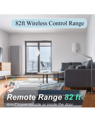 Alarma de Puerta Inalámbrica WiFi Evernary DWA-01 130dB