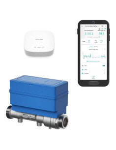 YoLink FlowSmart Medidor de Agua Inteligente con Cierre Automático