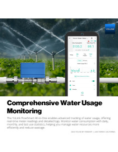 YoLink FlowSmart Medidor de Agua Inteligente con Cierre Automático 2