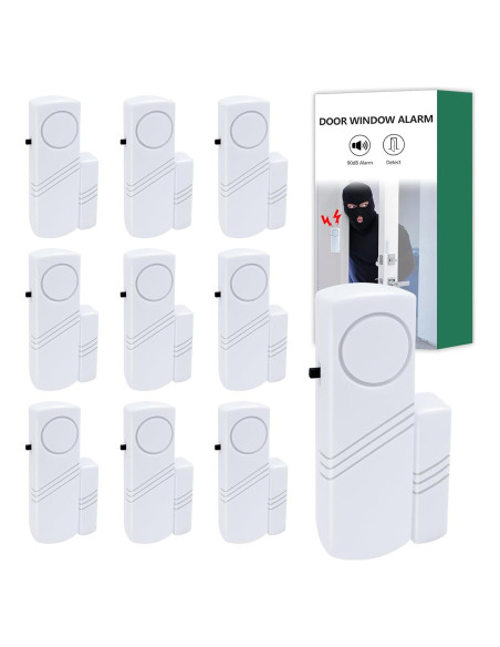 Alarma de Puerta y Ventana G-Wolf 90dB - 10 Paquete