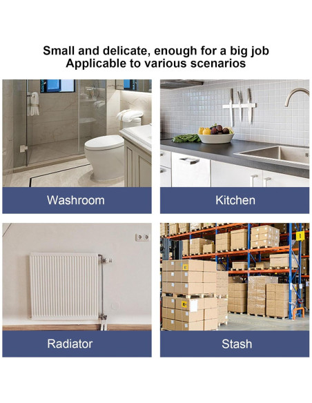 Alarma de Nivel de Agua Hyuduo 120dB para Fugas y Desbordes