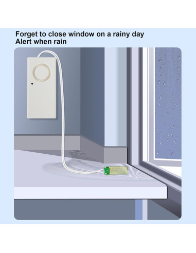 Alarma de Nivel de Agua Hyuduo 120dB para Fugas y Desbordes