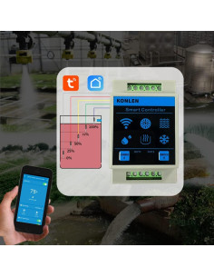 Controlador de Nivel de Agua Inteligente Tuya WiFi 12V 2
