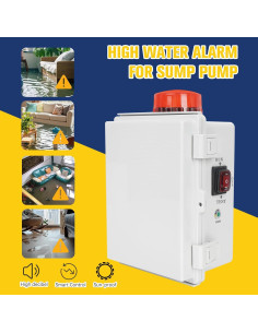 Alarma de Bomba Séptica LyteSolar AMZB003 110DB IP67 2