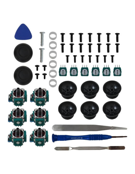 6 Joysticks Analógicos 3D Reemplazo PS5 Bedaily con Kit