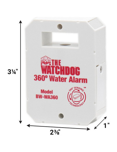 Alarma de Agua Basement Watchdog BW-WA360 110 dB Compacta