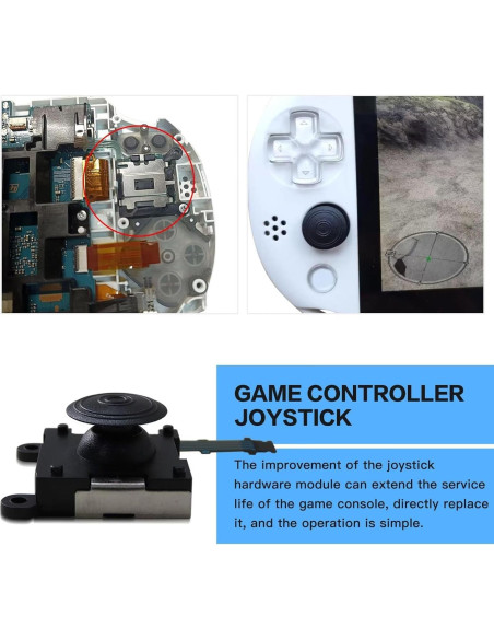 Joystick Analógico Reemplazo Negro INGQI para PS Vita Slim